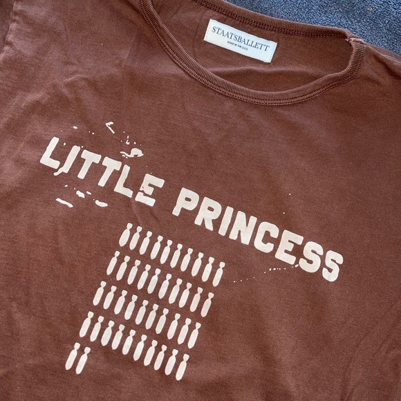 EUC STAATSBALLETT Little Princess oversized T-Shirt in brown - Picture 2 of 7